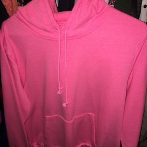 Hot pink hoodie